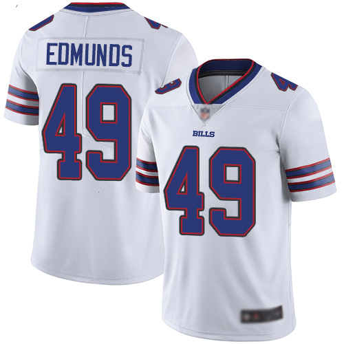 Men Buffalo Bills #49 Tremaine Edmunds White Vapor Untouchable Limited Player NFL Jersey->buffalo bills->NFL Jersey